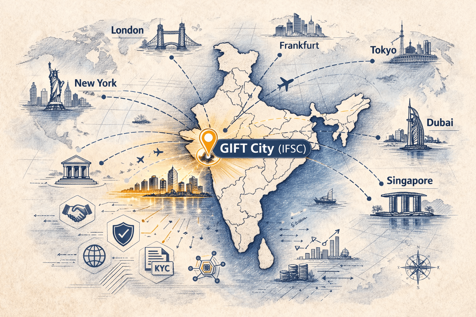 GIFT City (IFSC) as India’s global collaboration hub for compliance, cross-border business, and financial connectivity